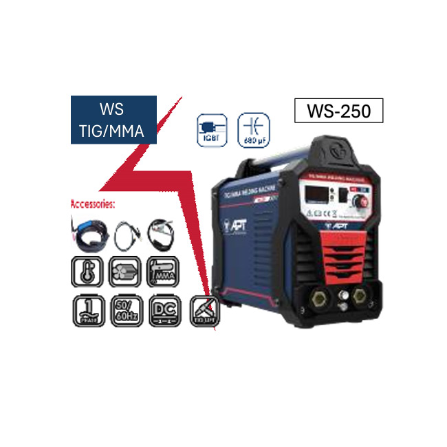 ماكينة لحام APT انفيرتور أرجون كهرباء 1فاز 250 امبير WS-250