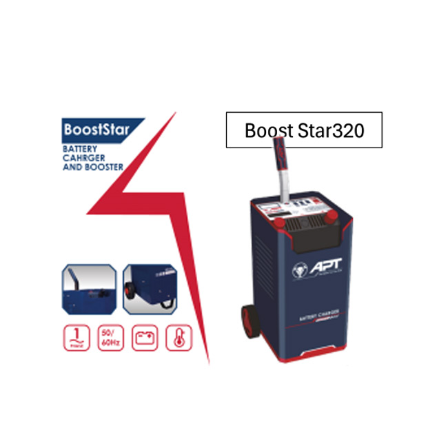 تنجر شحن وتقويم بطارية APT صينى 12/24 فولت 300 أمبير Boost Star320