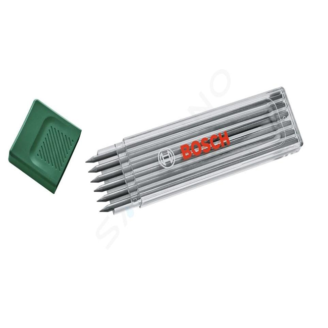 طقم سنون قلم علام بوش(متاح قريبا) BOSCH Acc. Graphite Leads 6-Piece - عالم العدد | Tools World Trade