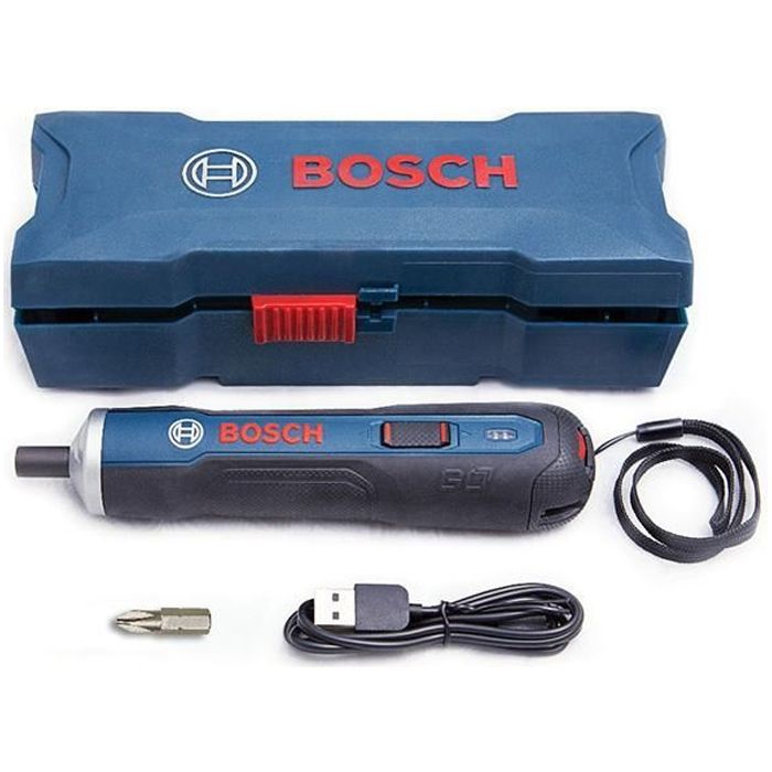 مفك بوش موديل Bosch Go + acc (33 pcs ACE, USB adaptor & Cable + plug adaptor)