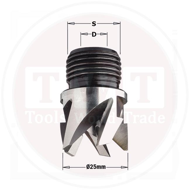 بنطه ايطالى Dowel Drill TCT SMG D=8x35x70 S=10x30RH SP CMT