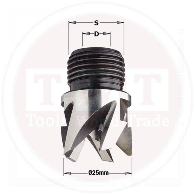 بنطه ايطالى Dowel Drill TCT SMG D=8x35x70 S=10x30RH SP CMT