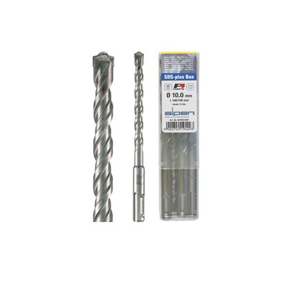 SDS-Plus Hammer Drill Bits "F4" 2 Cutting Edges 25x260mm