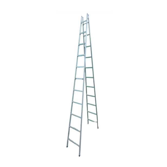سلم الومنيوم ميتافورم مزدوج درج عادي للأعمال الشاقة طراز W ALFA -10 طول (3.13) METAFORM - عالم العدد | Tools World Trade